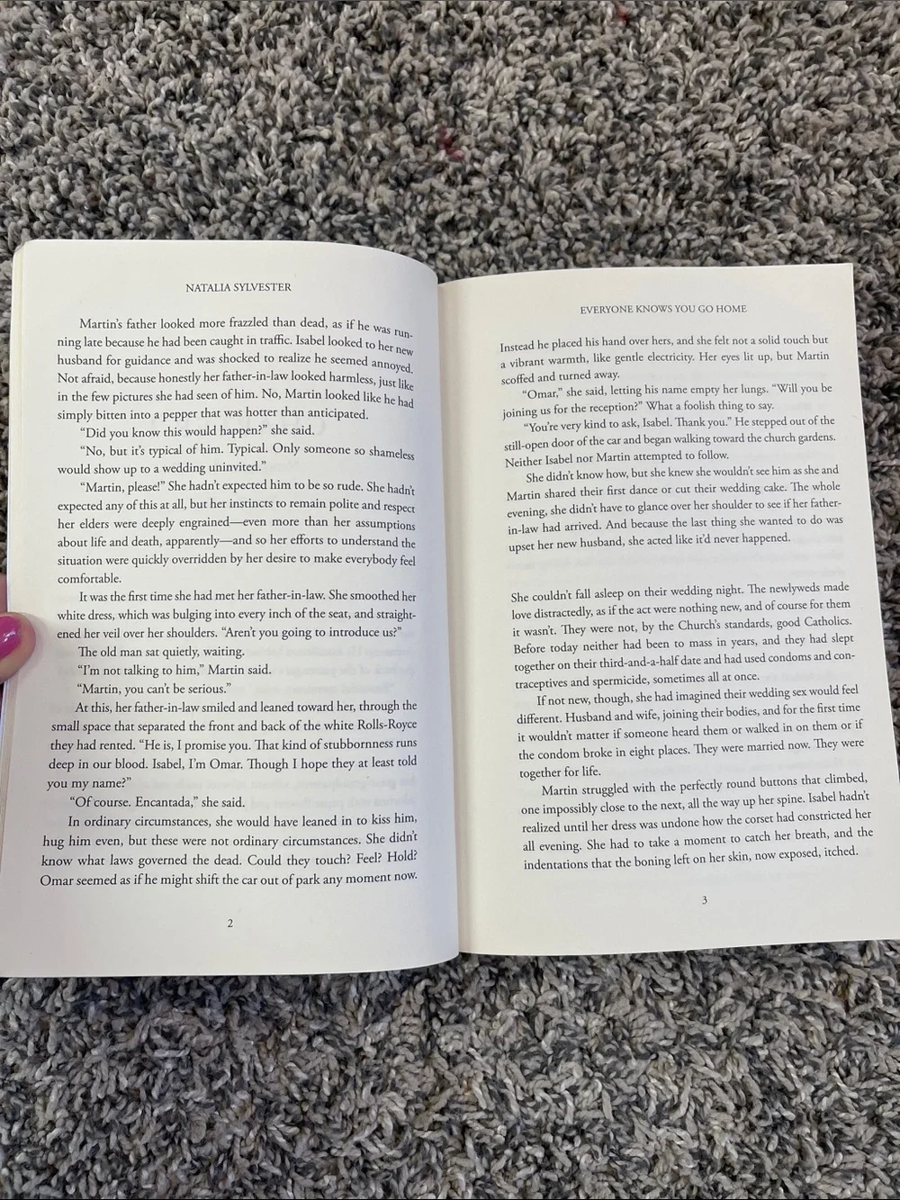 Paperback book: Everyone knows you go home by Natalie Sylvester